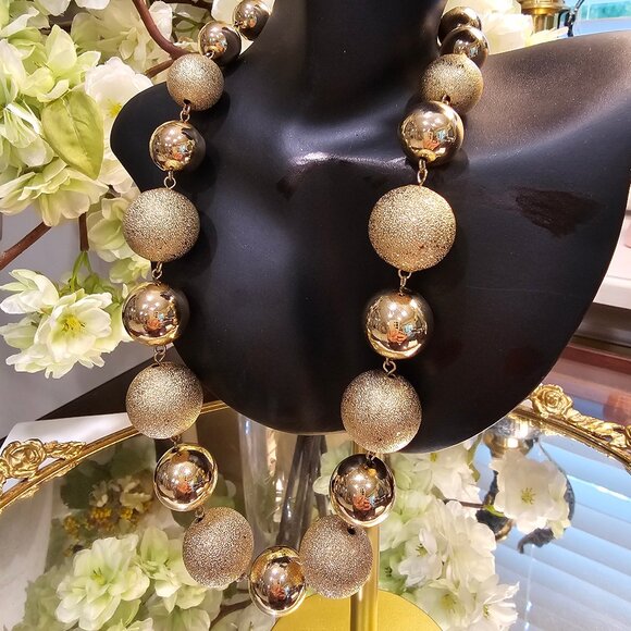 Off Park Collection, Gold Tone Chain Necklace , 18" - Picture 1 of 11